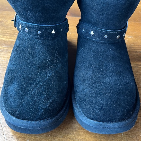 Bear Paw Black Booties Sz 9 - Picture 14 of 14